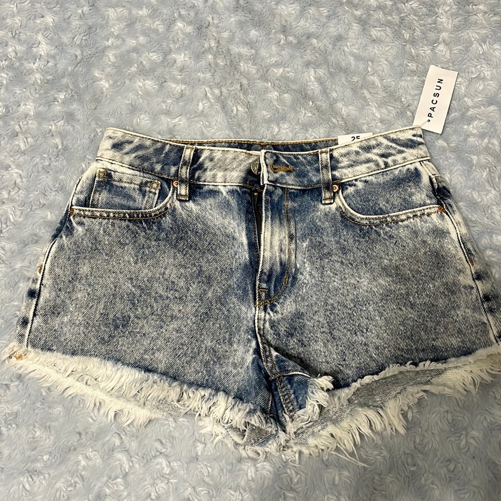 Pacsun High Rise Festival Jean Shorts
